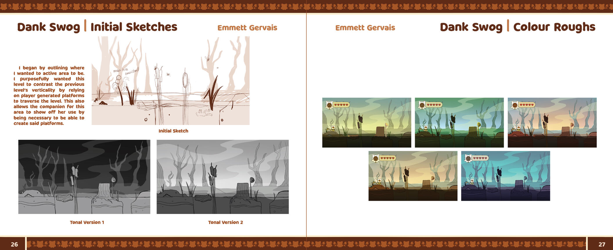 Initial Sketches | Colour Roughs