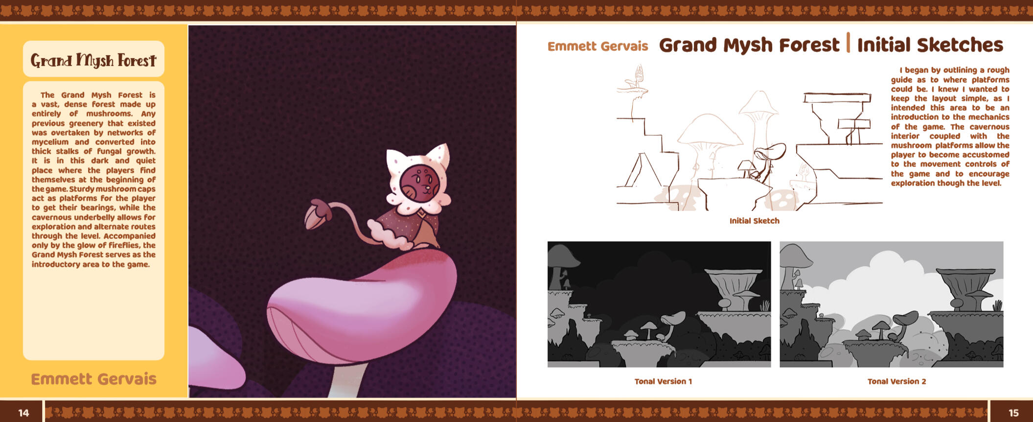 Grand Mysh Forest | Initial Sketches